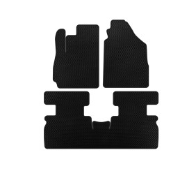 Килимки EVA (2 ряди, Чорний) для Jetour X70 2018- рр