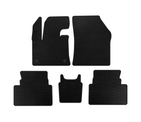 Килимки EVA (Педаль газу з підлоги, Чорний) для Citroen C5 Aircross 2017- рр