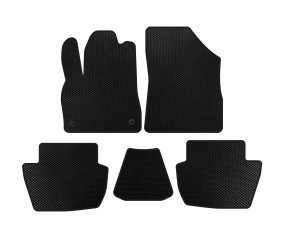 Килимки EVA (HB, Гібрид/АКПП, Чорний) для Citroen DS-5 2011-2015 рр