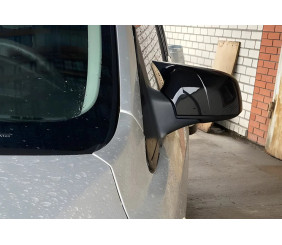 Накладки на дзеркала BMW-Style (2 шт) для Ford Fiesta 2002-2008 рр