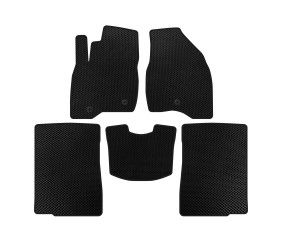 Килимки EVA (2015-2017, 2 ряди, 7-ми місний, Чорний) для Ford Explorer рр