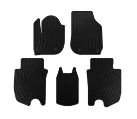Килимки EVA (HB, Гібрид, Чорний) для Honda FIT/Jazz 2014- рр
