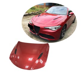 Капот V2 (Карбон) для Alfa Romeo Giulia 2016-2022 рр