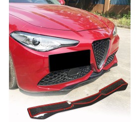 Накладка на передній бампер Lip (для Sport, Карбон) для Alfa Romeo Giulia 2016-2022 рр