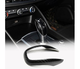 Накладка на ручку КПП (Сухий Карбон) для Alfa Romeo Giulia 2016-2022 рр