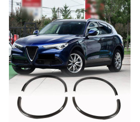 Накладки на арки (2017-2023, Карбон) для Alfa Romeo Stelvio 2016- рр