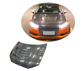 Капот V1 (для SD 2012-2016, Карбон) для Ауди A3 рр