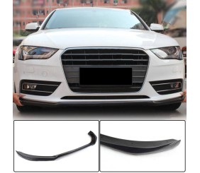 Накладка на передній бампер Lip (для Base 2011-2015, Карбон) для Ауди A4 B8 рр