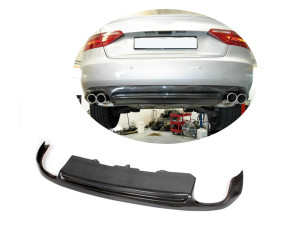 Дифузор заднього бампера (для Base купе/кабріолет 2007-2011, Карбон) для Ауди A5 рр