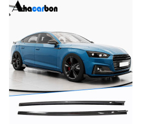 Бокові пороги 2016-2020 V1 (для Sportback, Карбон) для Ауди A5 рр