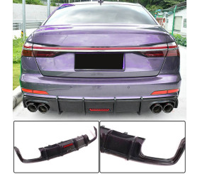 Задній дифузор бампера (для Base SD 2018-2023, Карбон) для Ауди A6 C8 2018- рр