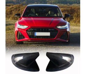 Кришки дзеркал V2 (Карбон) для Ауди A6 C8 2018- рр