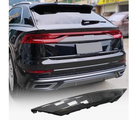 Накладка над номером (2019-2022, Карбон) для Ауди Q8 2018- рр