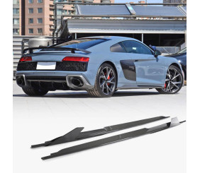 Бічні спідниці V2 (Карбон) для Ауди R8 2015- рр