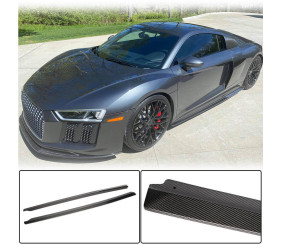 Бічні спідниці V3 (Карбон) для Ауди R8 2015- рр