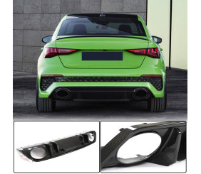 Дифузор заднього бампера (для RS SD, Карбон) для Ауди A3 2020- рр