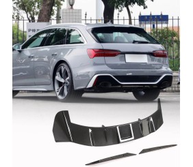 Спойлер V2 (для SW, 3 шт, Карбон) для Ауди A6 C8 2018- рр