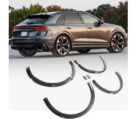 Накладки на арки (2021-2024, Карбон) для Ауди Q8 2018- рр