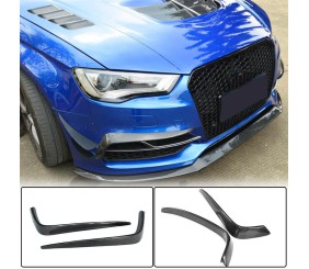 Накладки на протитуманки (для S-Line SD 2012-2016, Карбон) для Ауди A3 рр