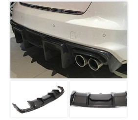 Дифузор заднього бампера (для S4 2013-2015, Карбон) для Ауди A4 B8 рр