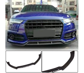 Накладка на передній бампер Lip Карбон V1 (для S-Line 2014-2018) для Ауди A6 C7 рр