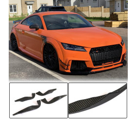 Бокові накладки на передній бампер (для RS, 2016-2019, Карбон) для Ауди ТТ рр