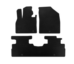 Килимки EVA (2 ряди, 7-ми місний, Чорний) для Hyundai Palisade 2018-2025 рр
