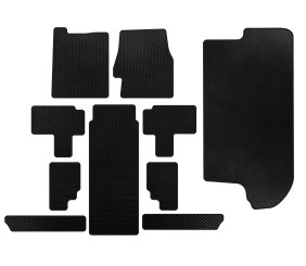 Килимки EVA (повний салон, Чорний) для Kia Carnival 2002-2013 рр