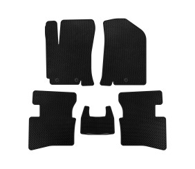 Килимки EVA (SD, Чорний) для Kia Rio 2012-2017 рр