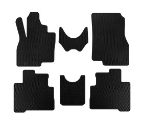 Килимки EVA (2 ряди, Чорний) для Mitsubishi Grandis 2003-2011 рр