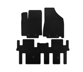 Килимки EVA (2 ряди, Чорний) для Nissan Pathfinder R52 2012-2021 рр