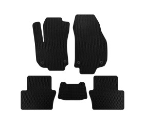 Килимки EVA (2 ряди, Чорний) для Opel Zafira B 2005-2011 рр