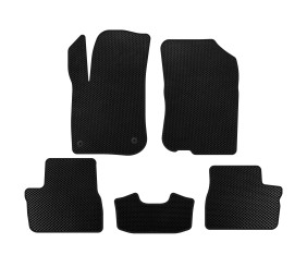 Килимки EVA (2015-2019, HB, 5-ти дверний, Чорний) для Peugeot 208 рр