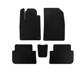 Килимки EVA (SD, Чорний) для Peugeot 407 2004-2011 рр