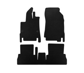 Килимки EVA (7-ми місний/Довга база, Чорний) для Peugeot Partner/Rifter 2019- рр