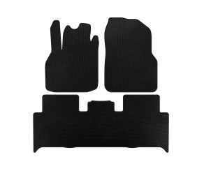 Килимки EVA (2 ряди, чорні) для Renault Scenic/Grand 2003-2009 рр