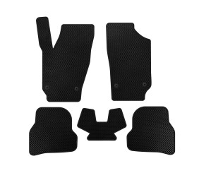 Килимки EVA (2010-2012, HB, 5-ти дверний, Чорний) для Seat Ibiza рр