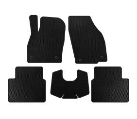 Килимки EVA (АКПП, Чорний) для Skoda Kamiq 2019- рр