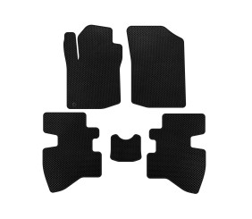 Килимки EVA (2007-2009, HB, 3-х дверний, Чорний) для Toyota Aygo рр