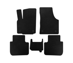 Килимки EVA (2 ряди, 7-ми місний, Чорний) для Volkswagen Atlas (Terramont) 2016- рр