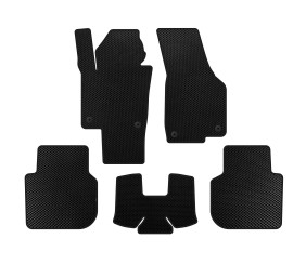 Килимки EVA (2015-2019, SD, Чорний) для Volkswagen Passat B8 рр