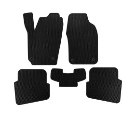 Килимки EVA (HB, 3/5-ти дверний, Чорний) для Volkswagen Polo 2001-2009 рр