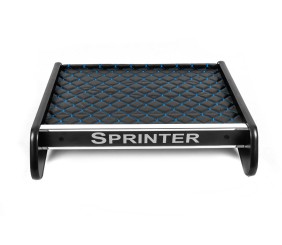 Полиця на панель (Чорна з синьою ниткою) для Mercedes Sprinter W907/W910 2018- рр