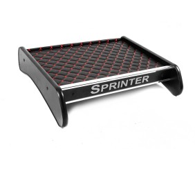 Полиця на панель (Чорна червона нитка) для Mercedes Sprinter W907/W910 2018- рр