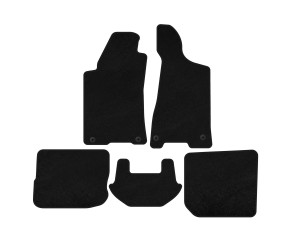 Килимки текстильні Premium (1991-1996, SD, Чорний) для Ауди 80/90 рр