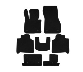 Килимки текстильні Premium (Для F46, 3 ряди, Чорний) для BMW 2 серія Active Tourer F45/F46 2014-2021 рр