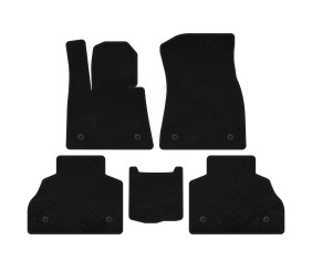 Килимки текстильні Premium (2 ряди, Чорний) для BMW X7 G07 2019- рр