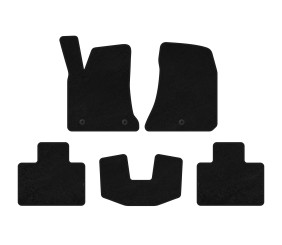 Килимки текстильні Premium (2015-2023, SD, Чорний) для Dodge Charger рр