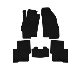 Килимки текстильні Premium (SD, Чорний) для Fiat Linea 2006-2018 рр