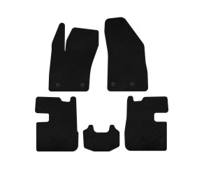 Килимки текстильні Premium (SD, Чорний) для Fiat Tipo 2016- рр